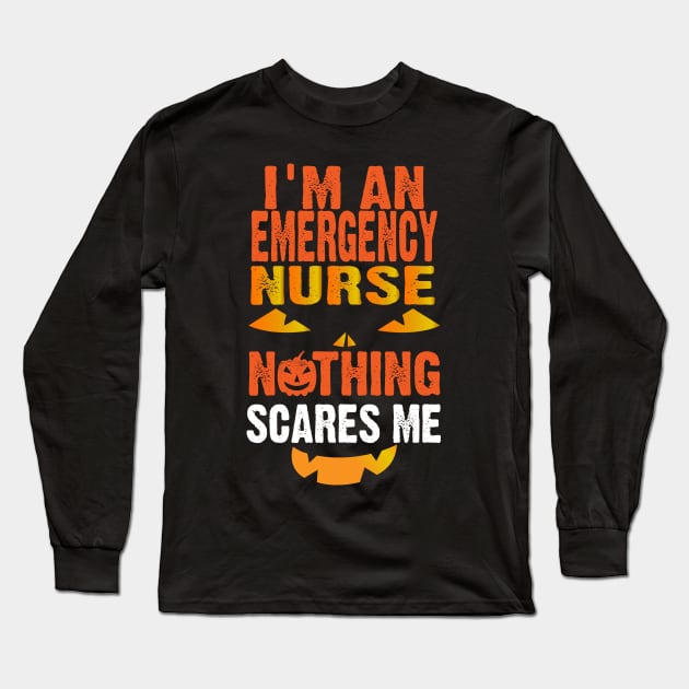 Emergency Nurses Halloween Costumes Long Sleeve T-Shirt by MoodPalace